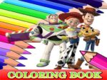 Carte de colorat pentru Toy Story