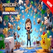 Puzzle-uri Minecraft cu animale